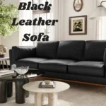Black Leather Sofa