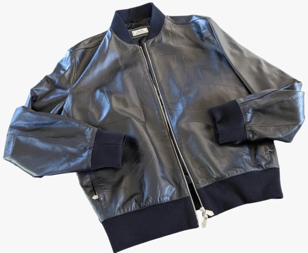Hermes jacket men's leather