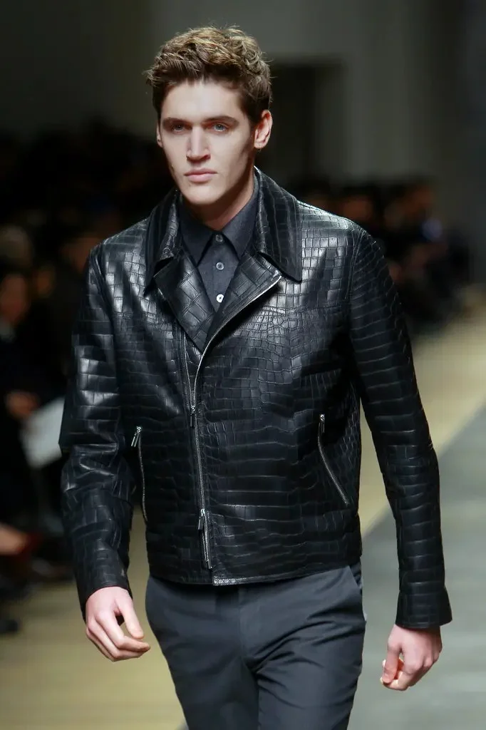 Hermes jacket men's leather