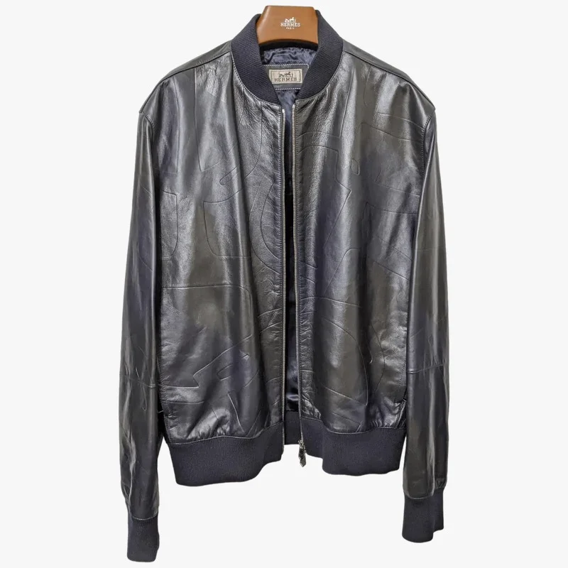 Hermes jacket men's leather