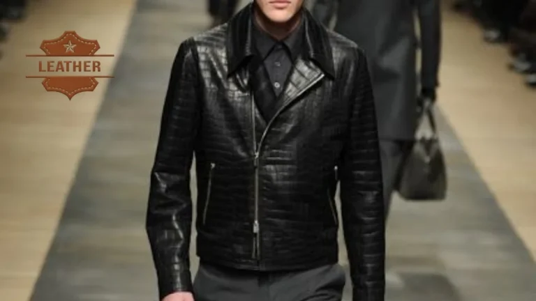 Hermes jacket men's leather