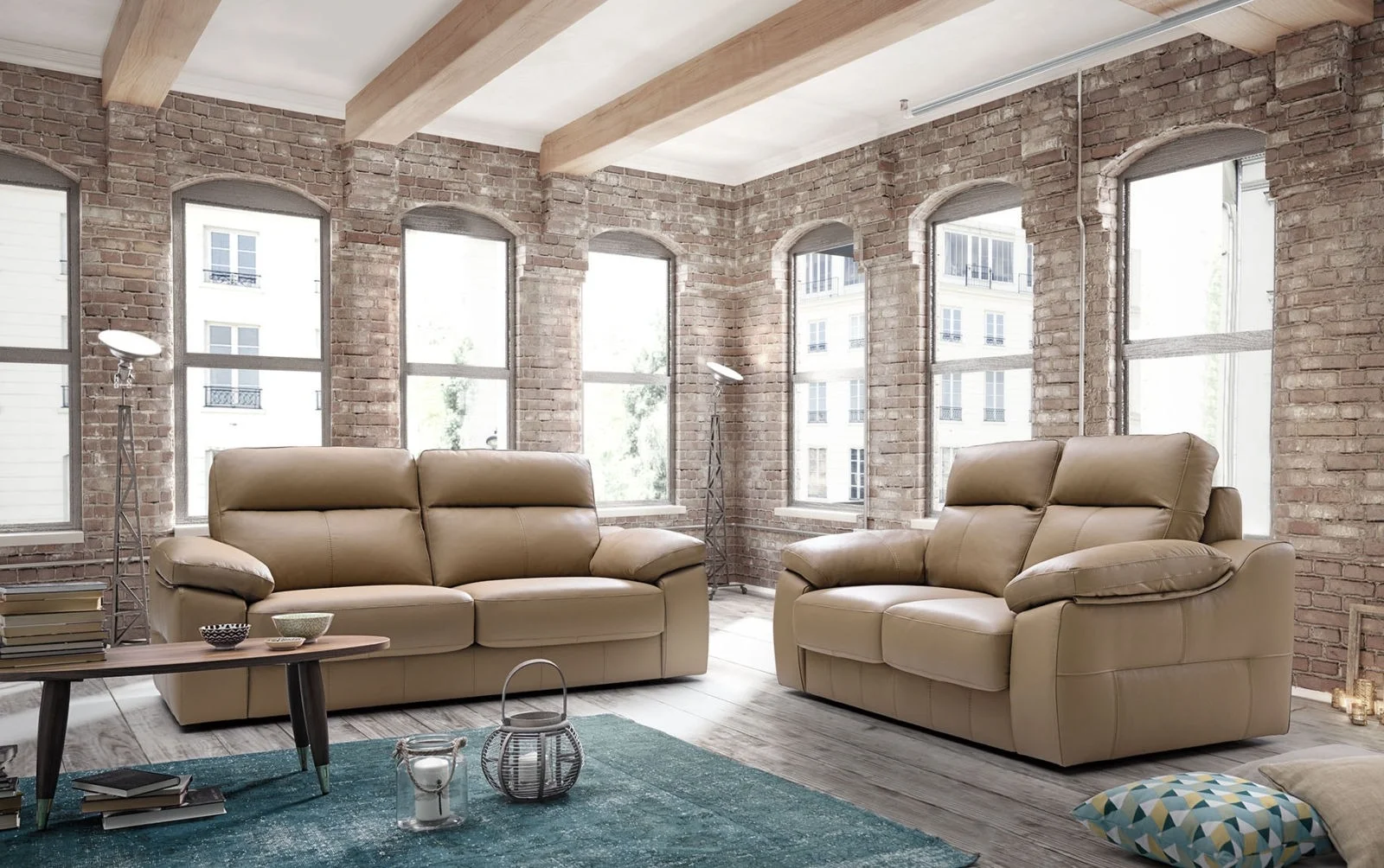 Italian Leather Sofa