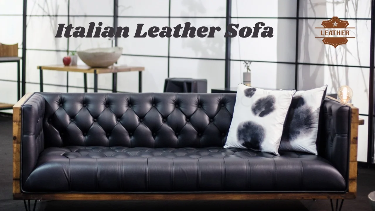 Italian Leather Sofa