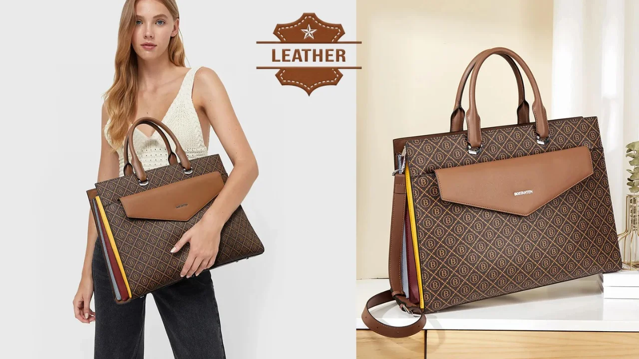 Leather Briefcase for Women