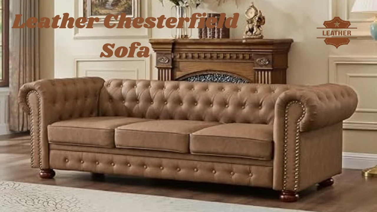 Leather Chesterfield Sofa