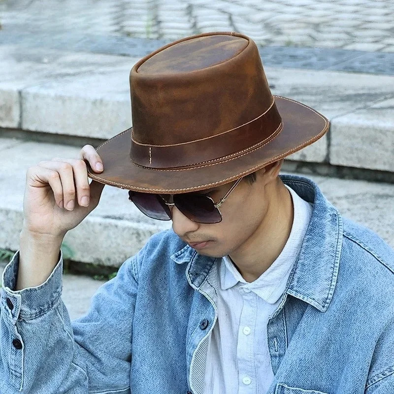 Leather Hats for Men