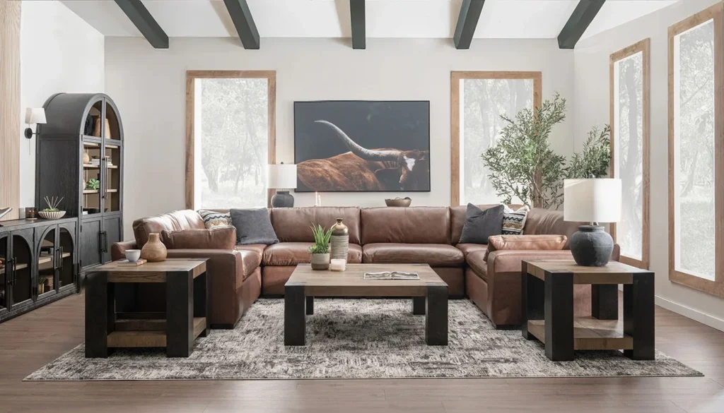 Leather Sectional Sofa