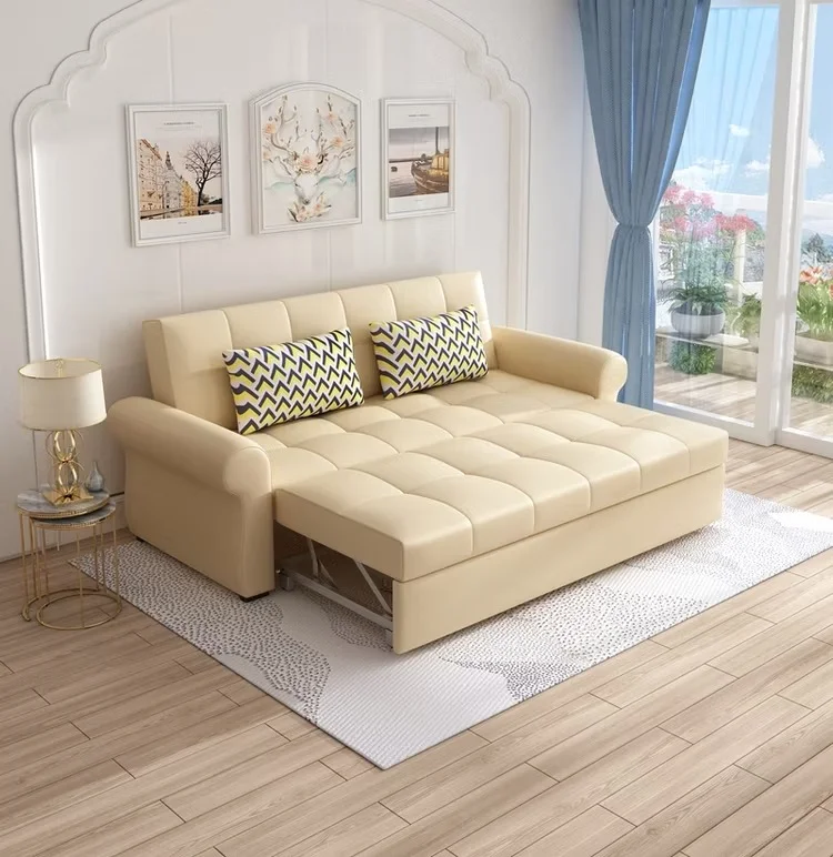 Leather Sofa Bed