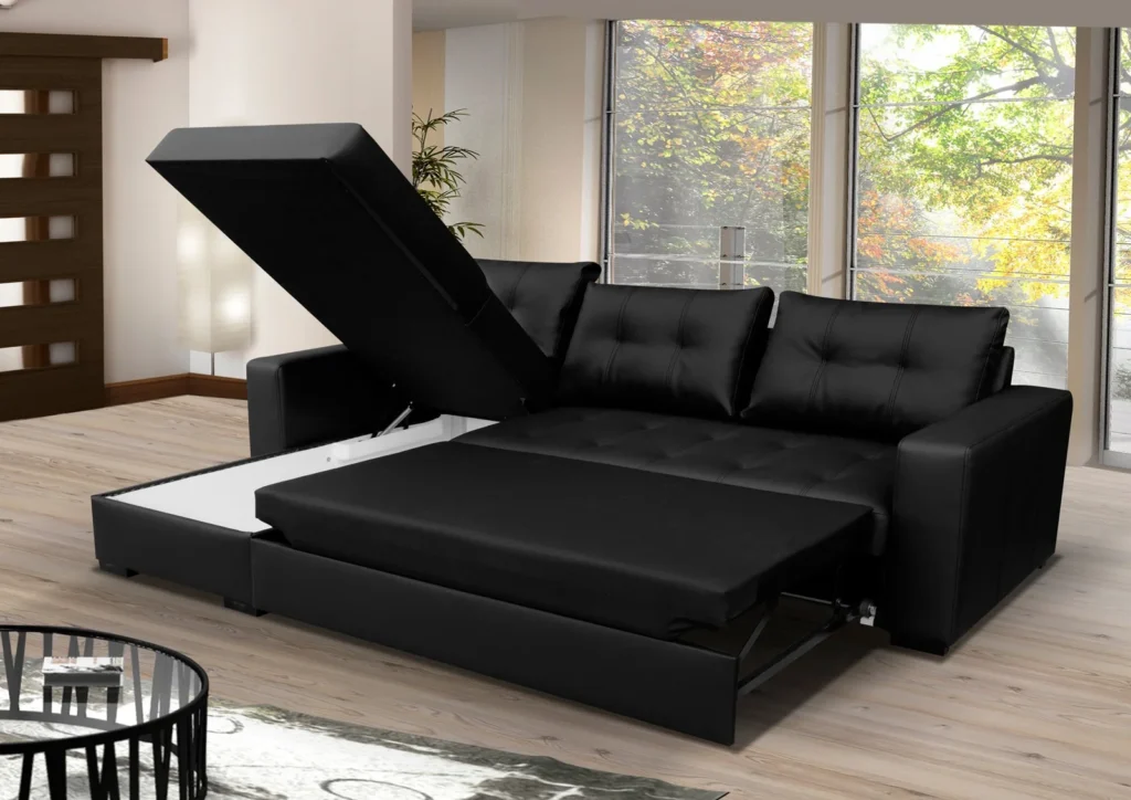 Leather Sofa Bed
