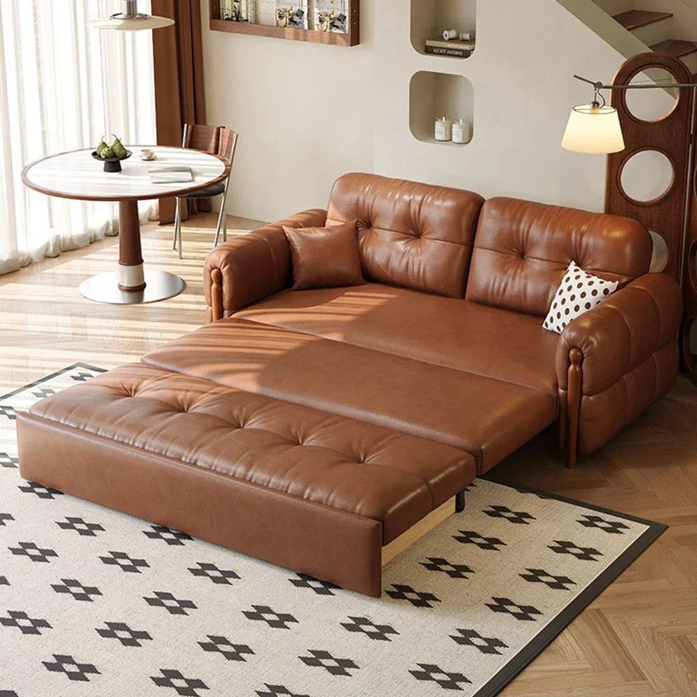 Leather Sofa Bed