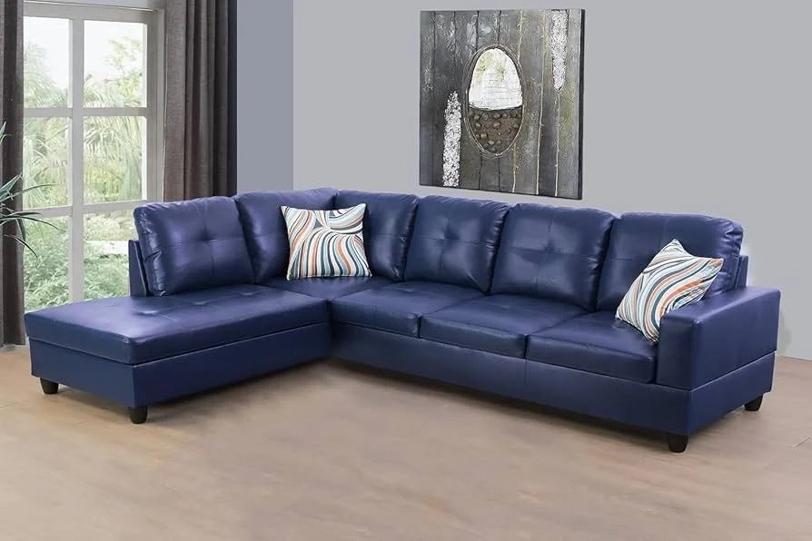 Leather Sofa With Chaise