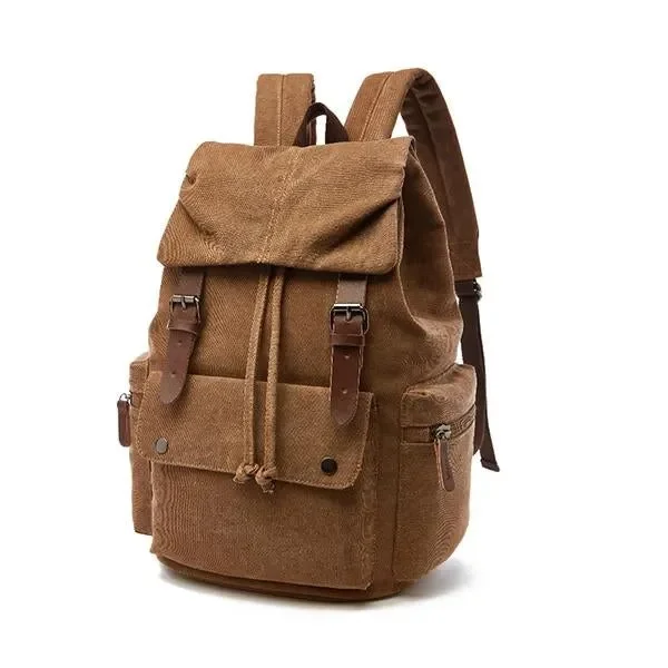 Leather backpack for women