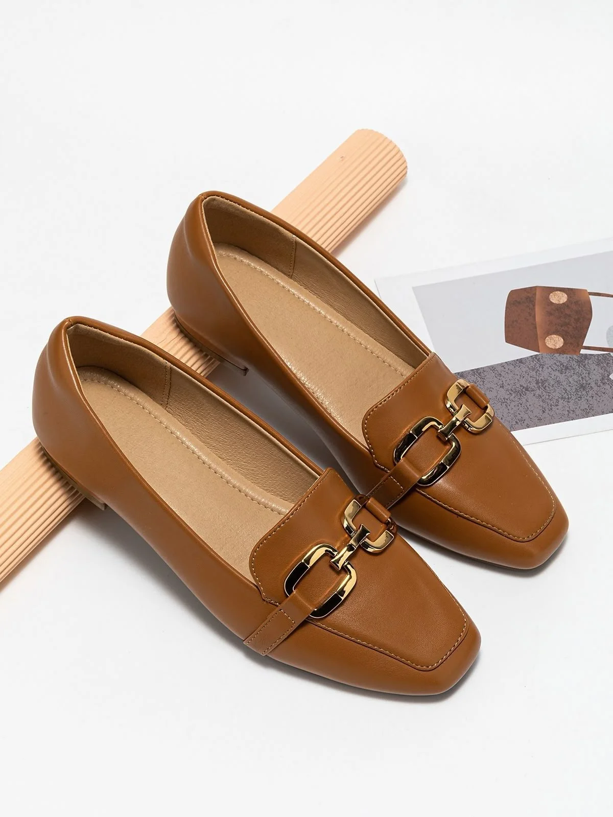 Leather loafers women
