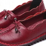Leather shoes for women
