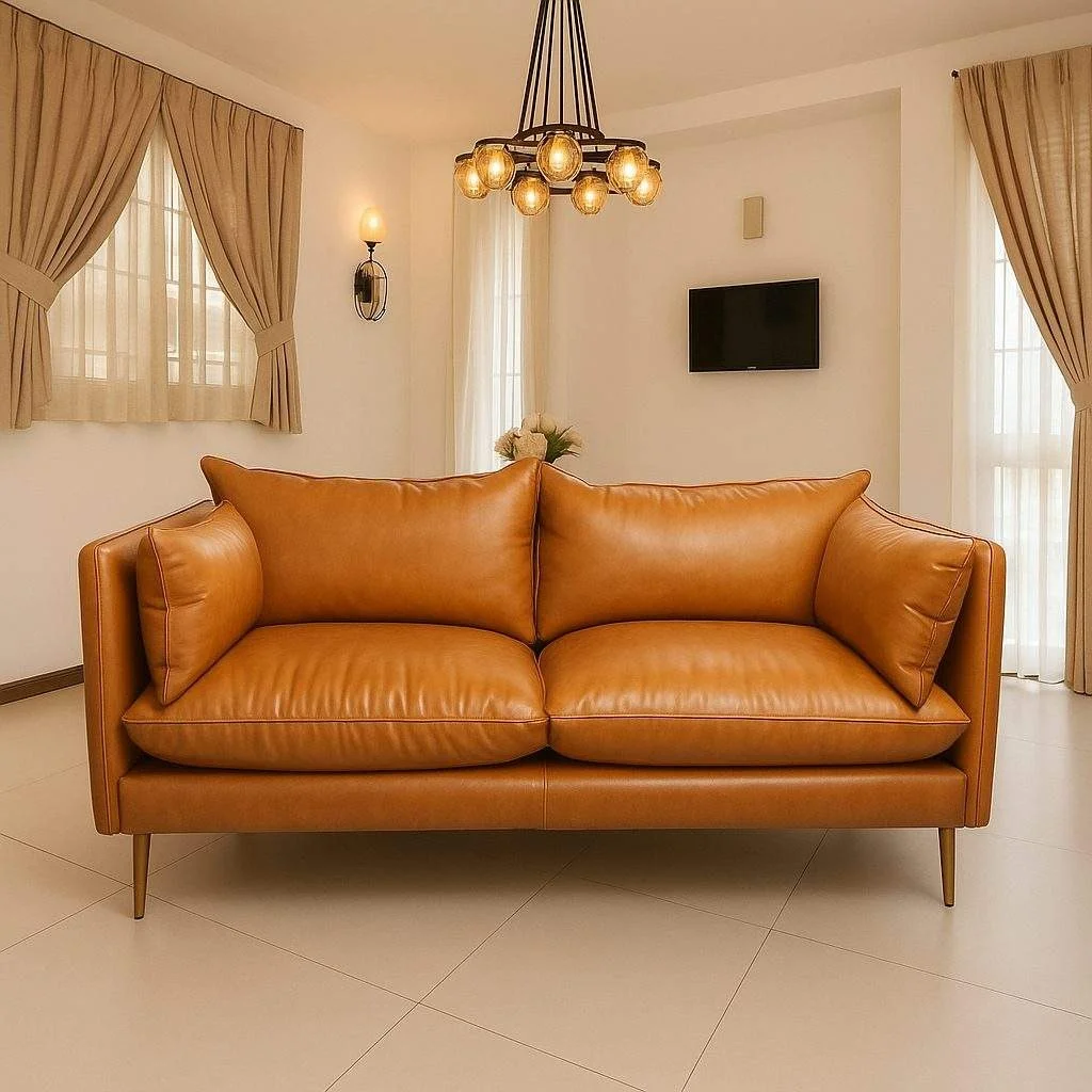 Leather sofa