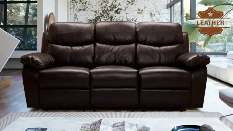 Leather sofa
