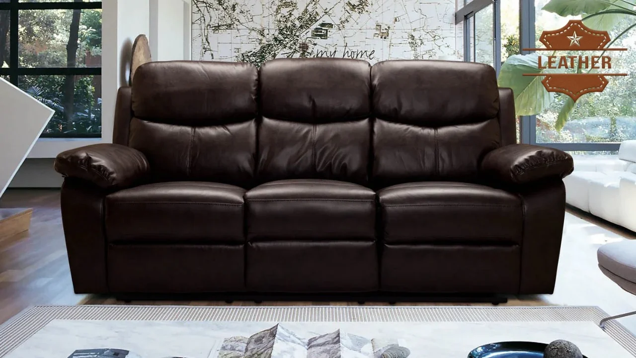 Leather sofa