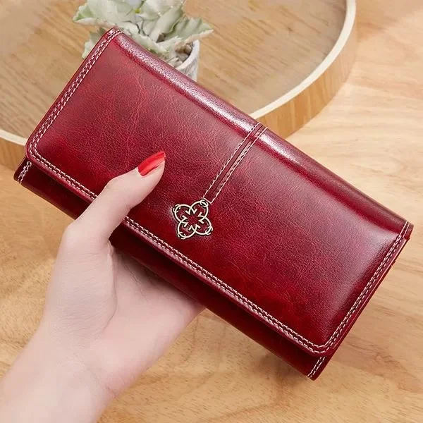Leather wallets for women
