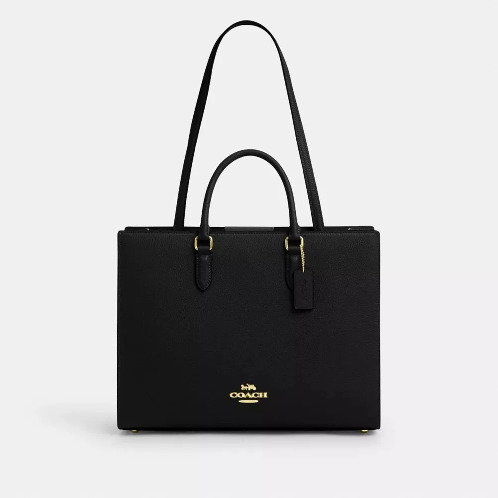 Maggie tote bag in signature leather
