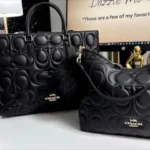 Maggie tote bag in signature leather