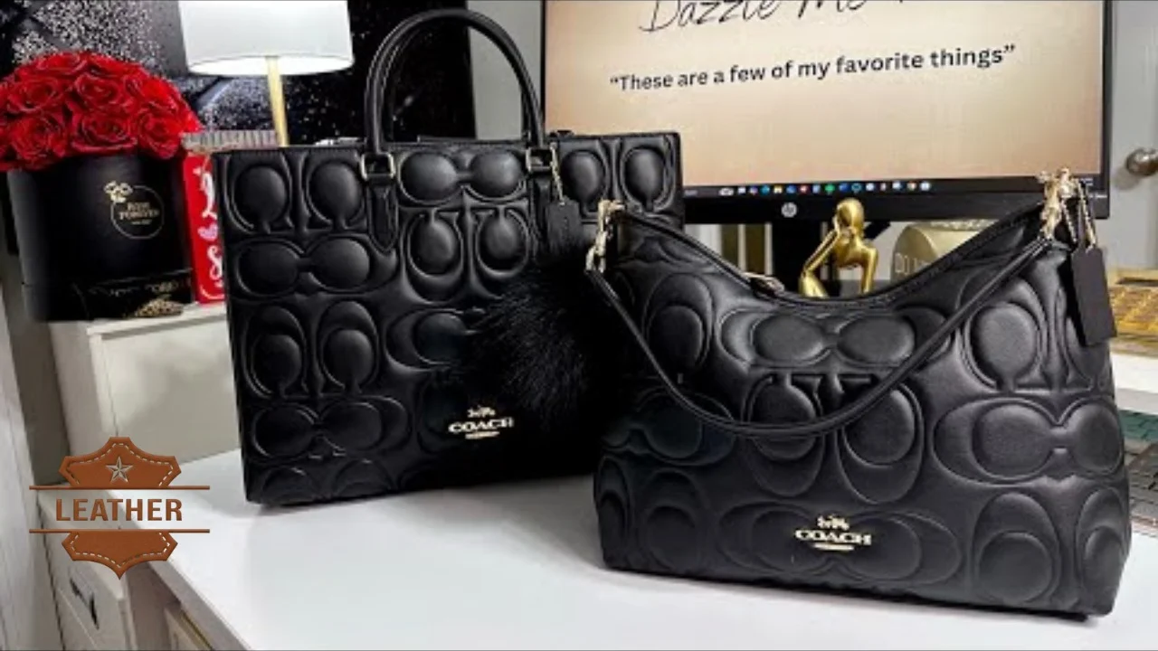 Maggie tote bag in signature leather