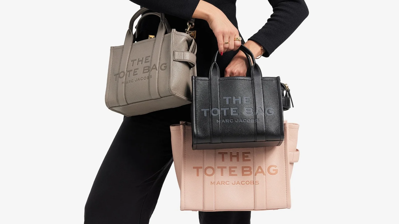 Marc jacobs tote bag leather