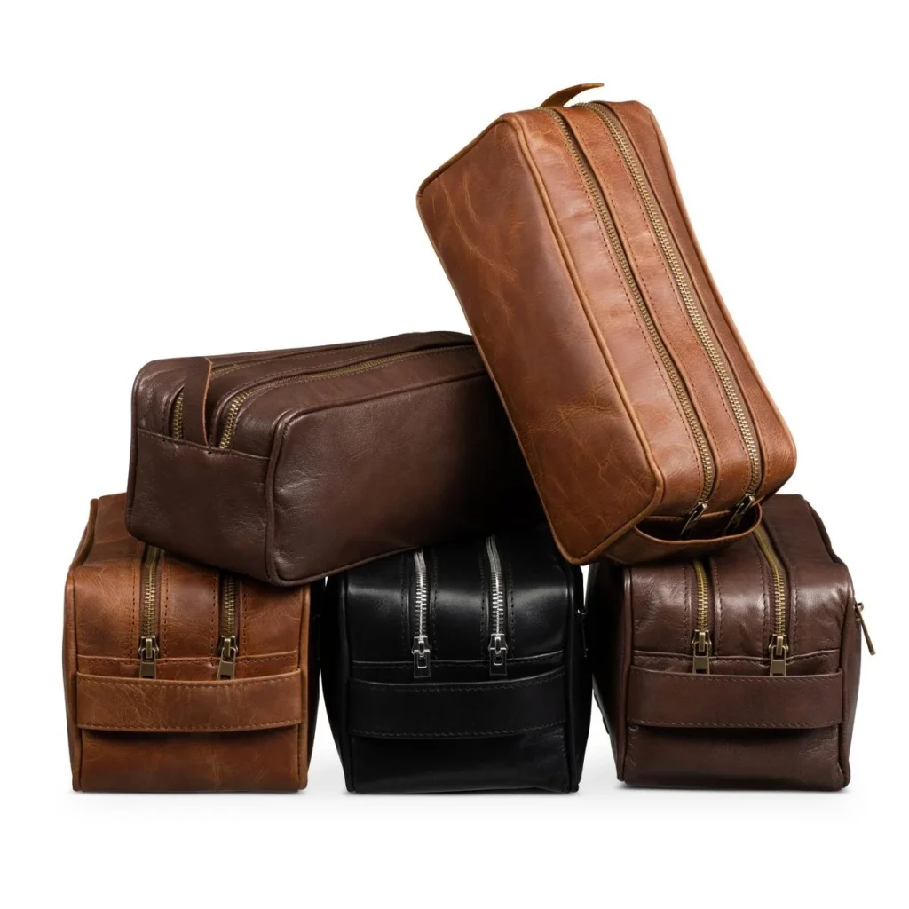Men's Leather Hygiene Bag