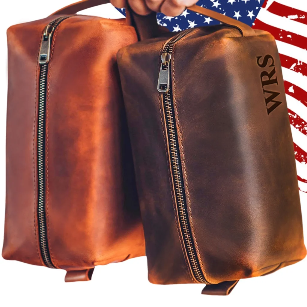 Men's Leather Hygiene Bag