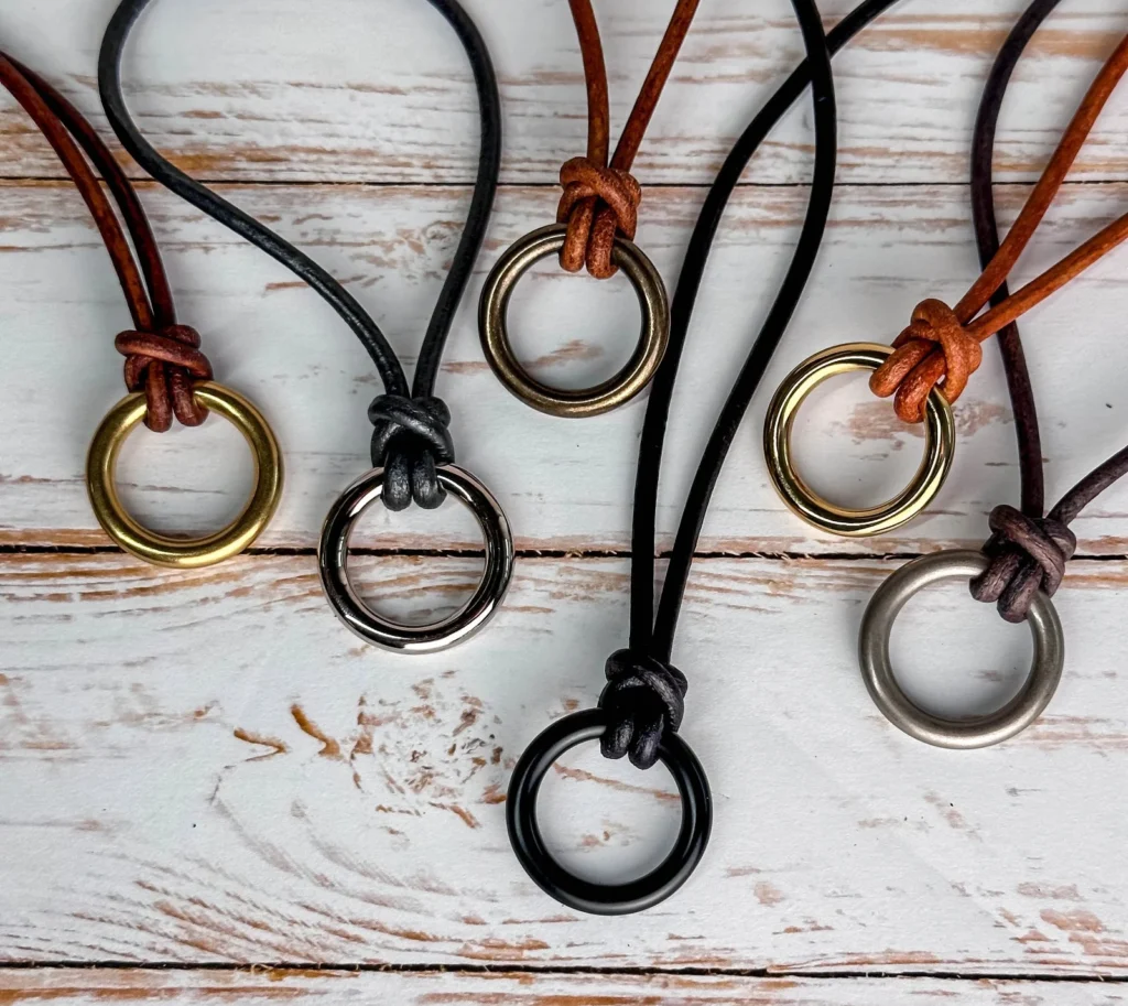 Mens Leather Necklace