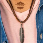 Mens Leather Necklace