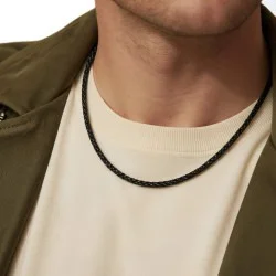 Mens Leather Necklace