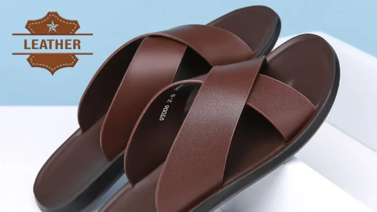 Men's dress leather sandals