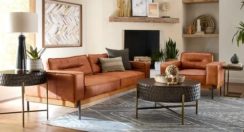 Modern Leather Sofa