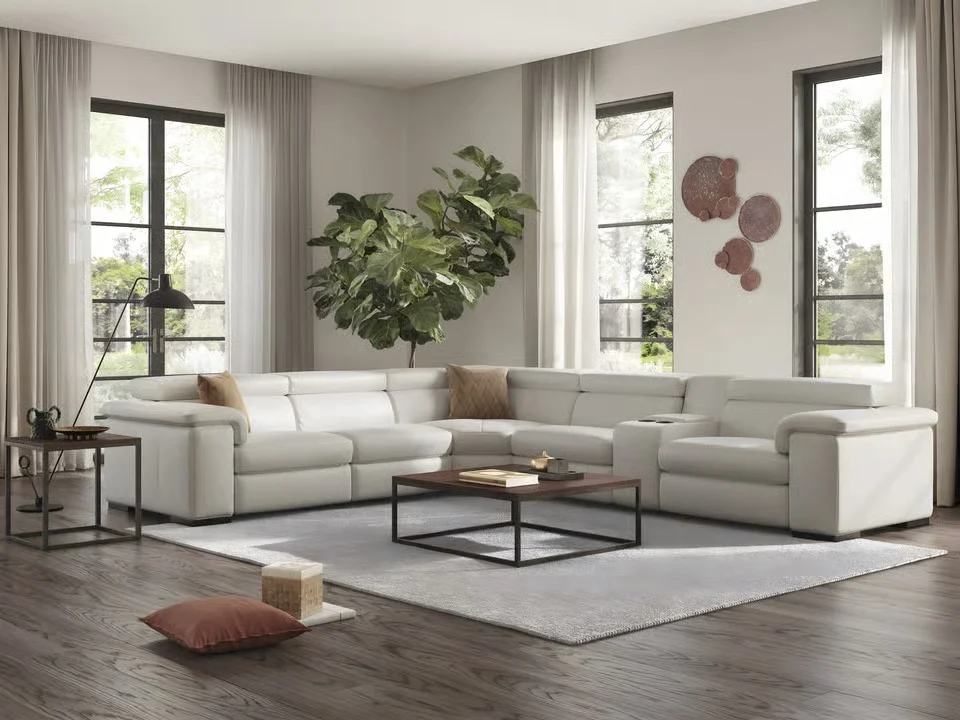 Natuzzi Leather Sofa