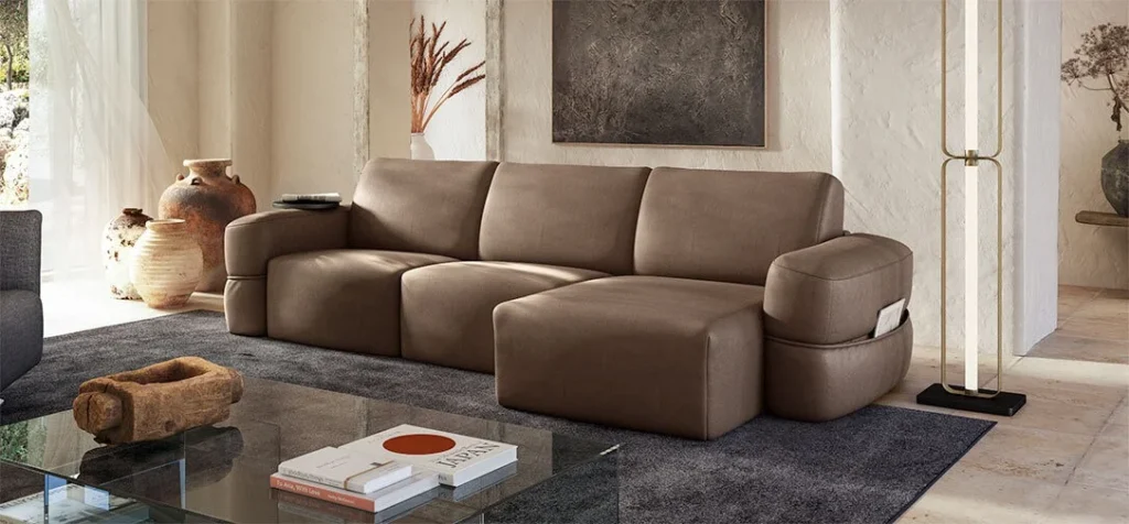 Natuzzi Leather Sofa