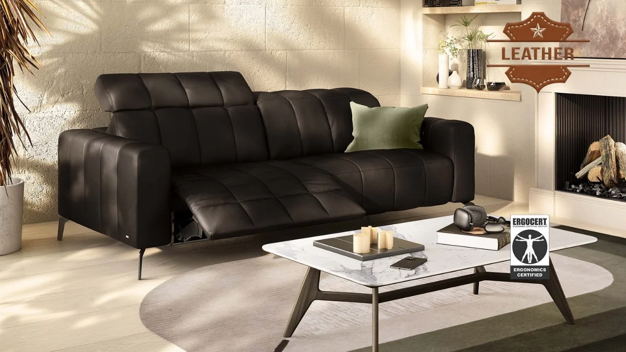 Natuzzi Leather Sofa