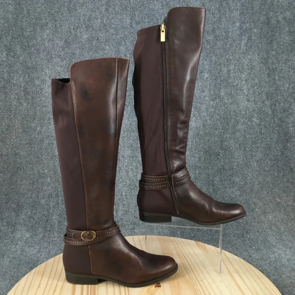 New bandolino women's cavendish leather riding boot