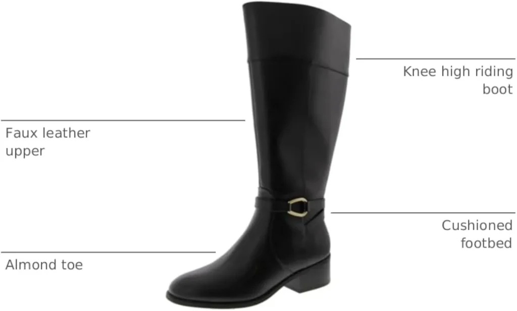 New bandolino women's cavendish leather riding boot