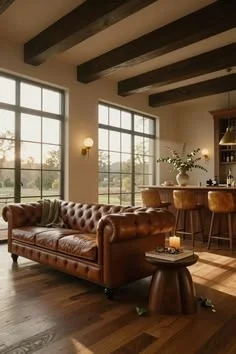 Pottery Barn Leather Sofa