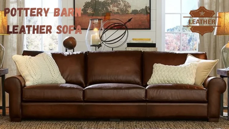 Pottery Barn Leather Sofa