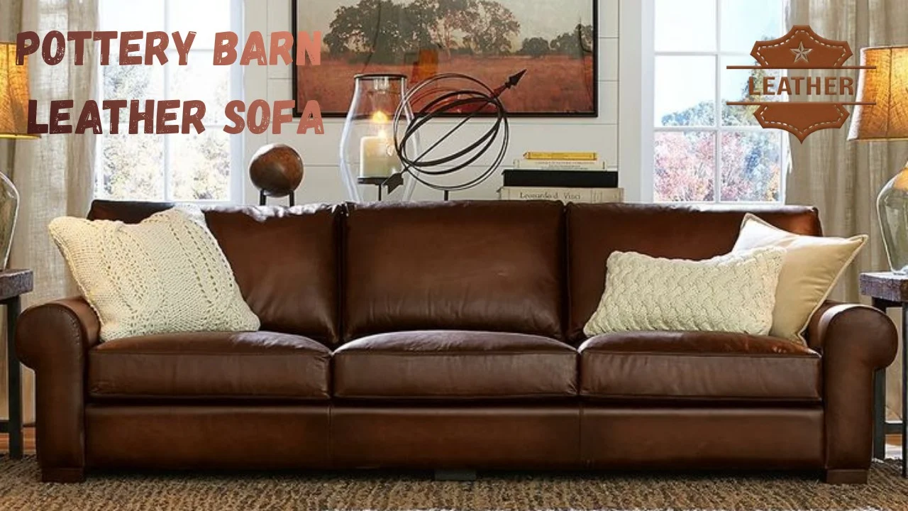 Pottery Barn Leather Sofa