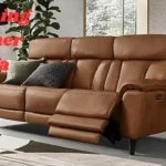 Reclining Leather Sofa