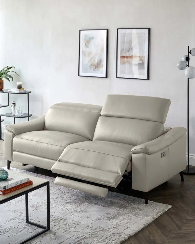 Reclining Leather Sofa