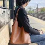 Slouchy leather bag