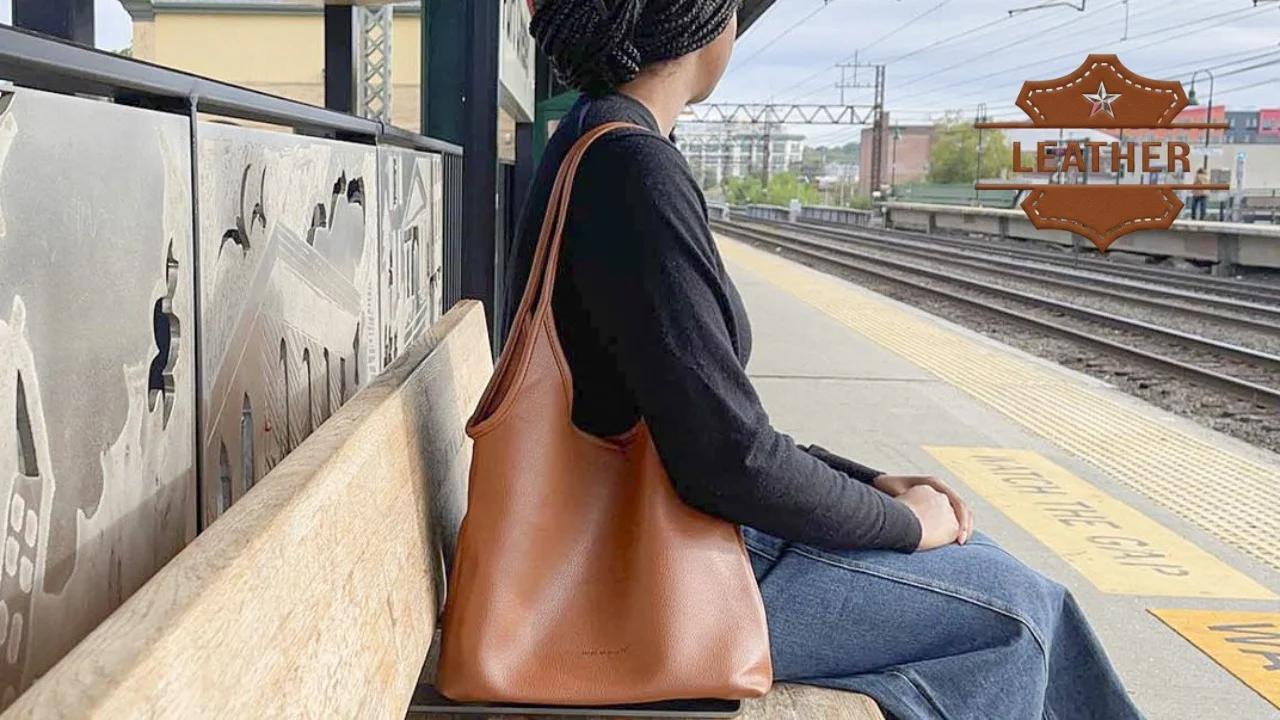 Slouchy leather bag