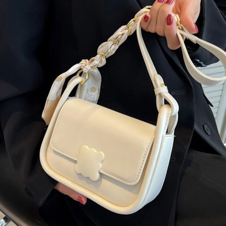 Soft leather crossbody bag