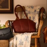Soft leather crossbody bag