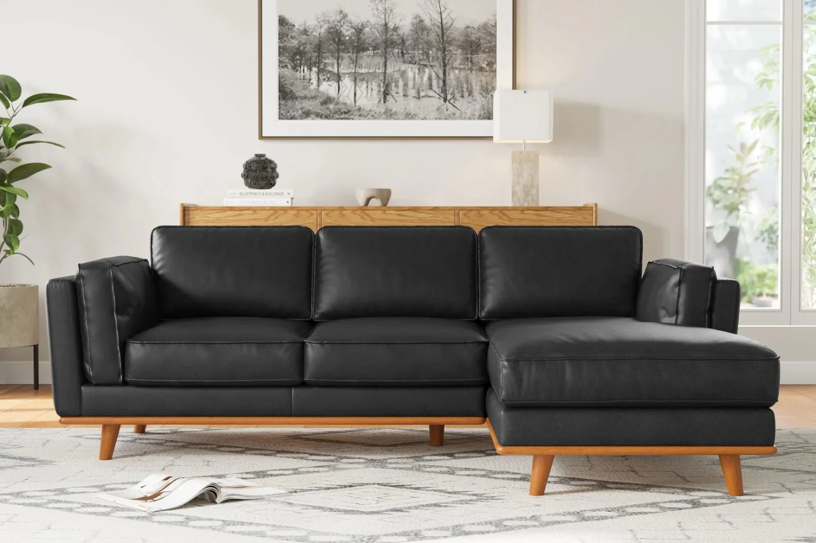 Top Grain Leather Sofa