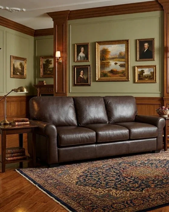 Top Grain Leather Sofa
