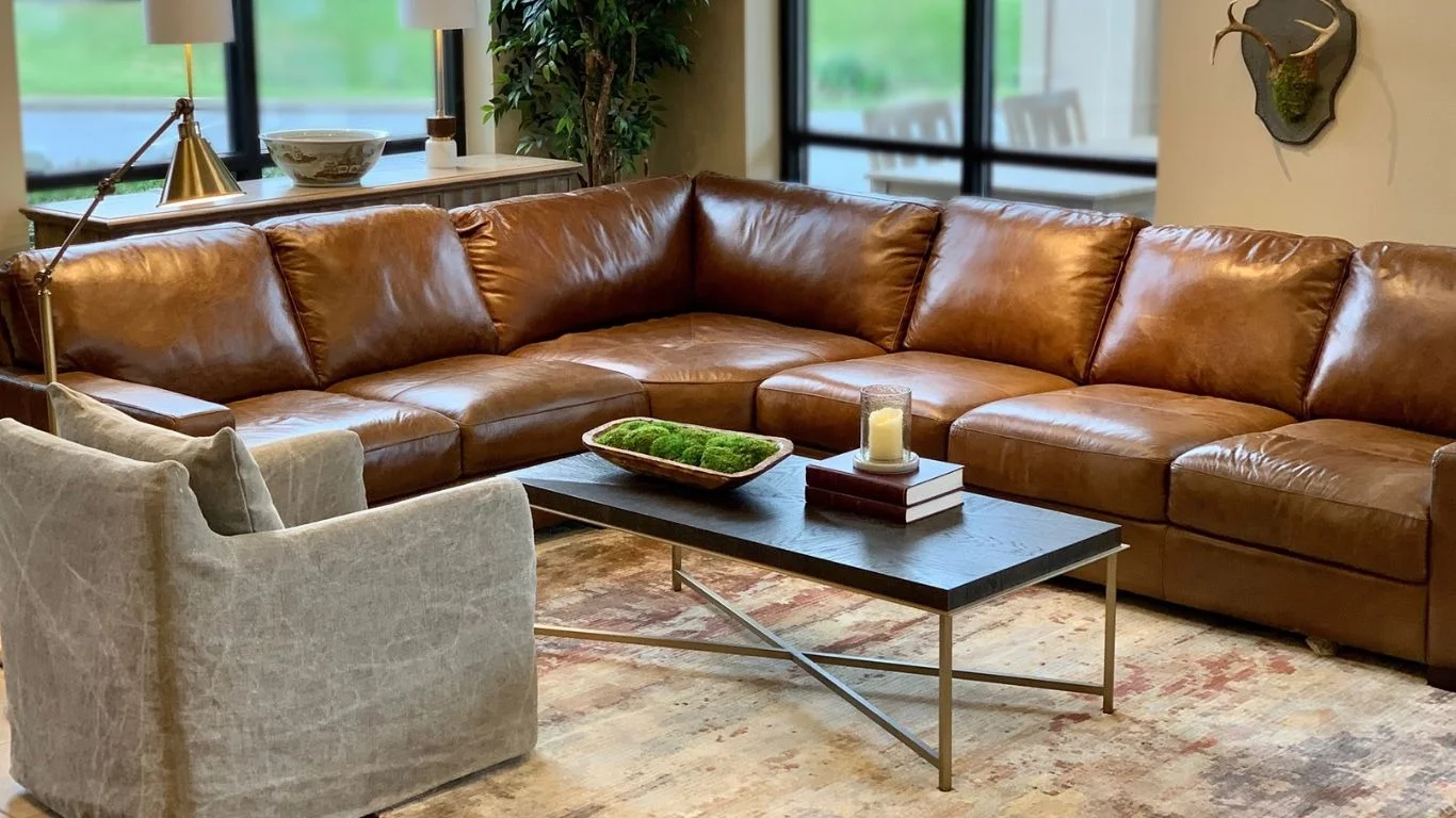 Top Grain Leather Sofa